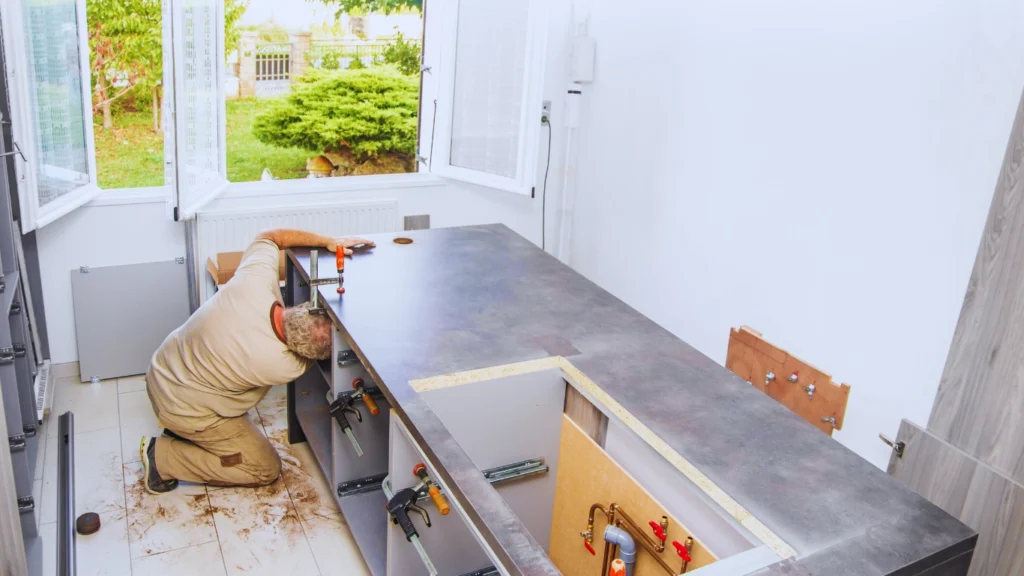 Local Expert working in kitchen