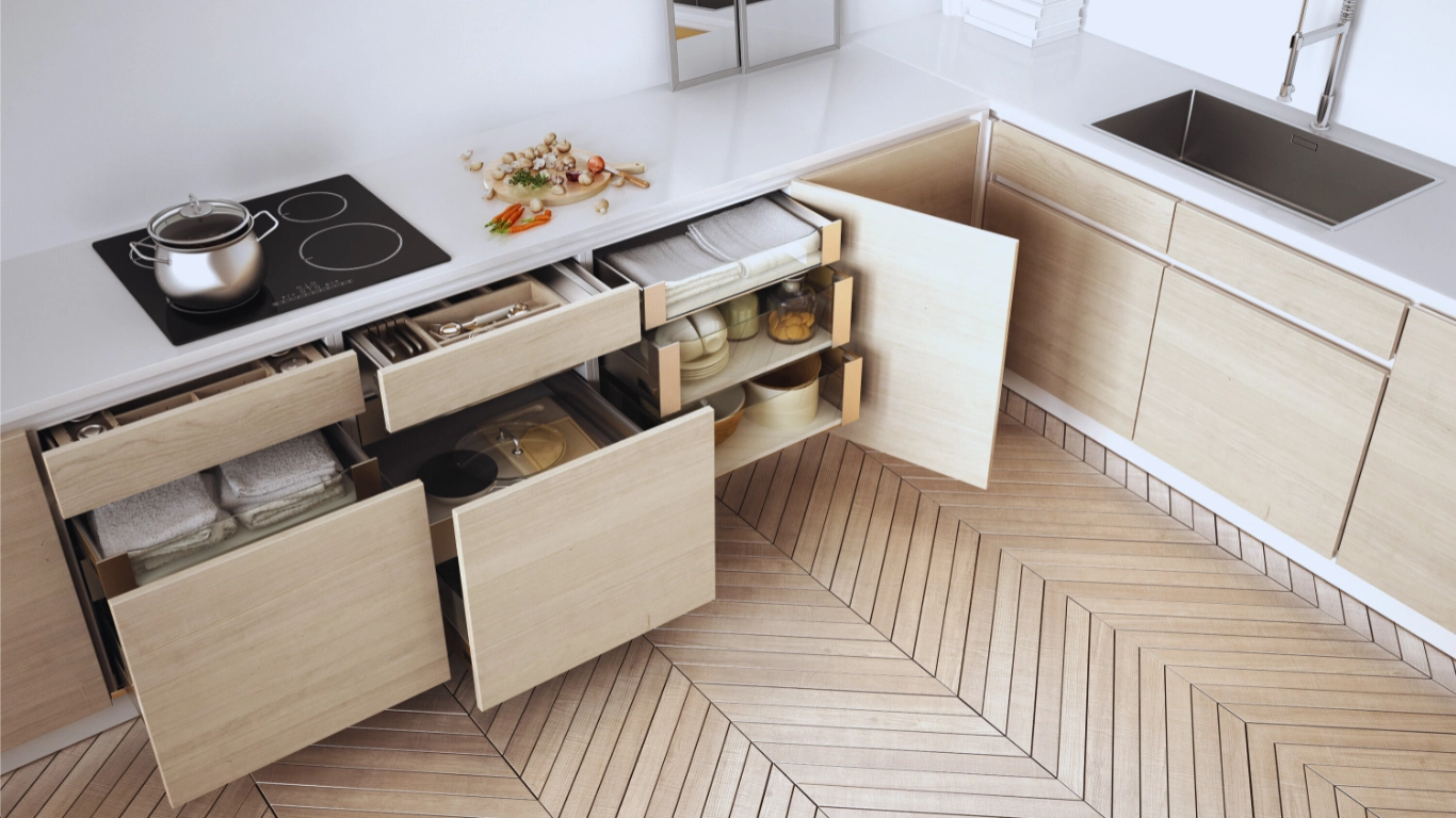Solution for kitchen storage Innovative