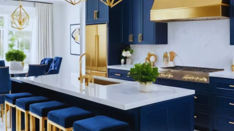 2025 kitchen remodel in Frederick, MD, with two-tone cabinets and hand-painted tile backsplash.